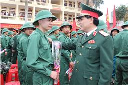 Chú trọng tuyên truyền  công tác đón nhận chiến sĩ mới